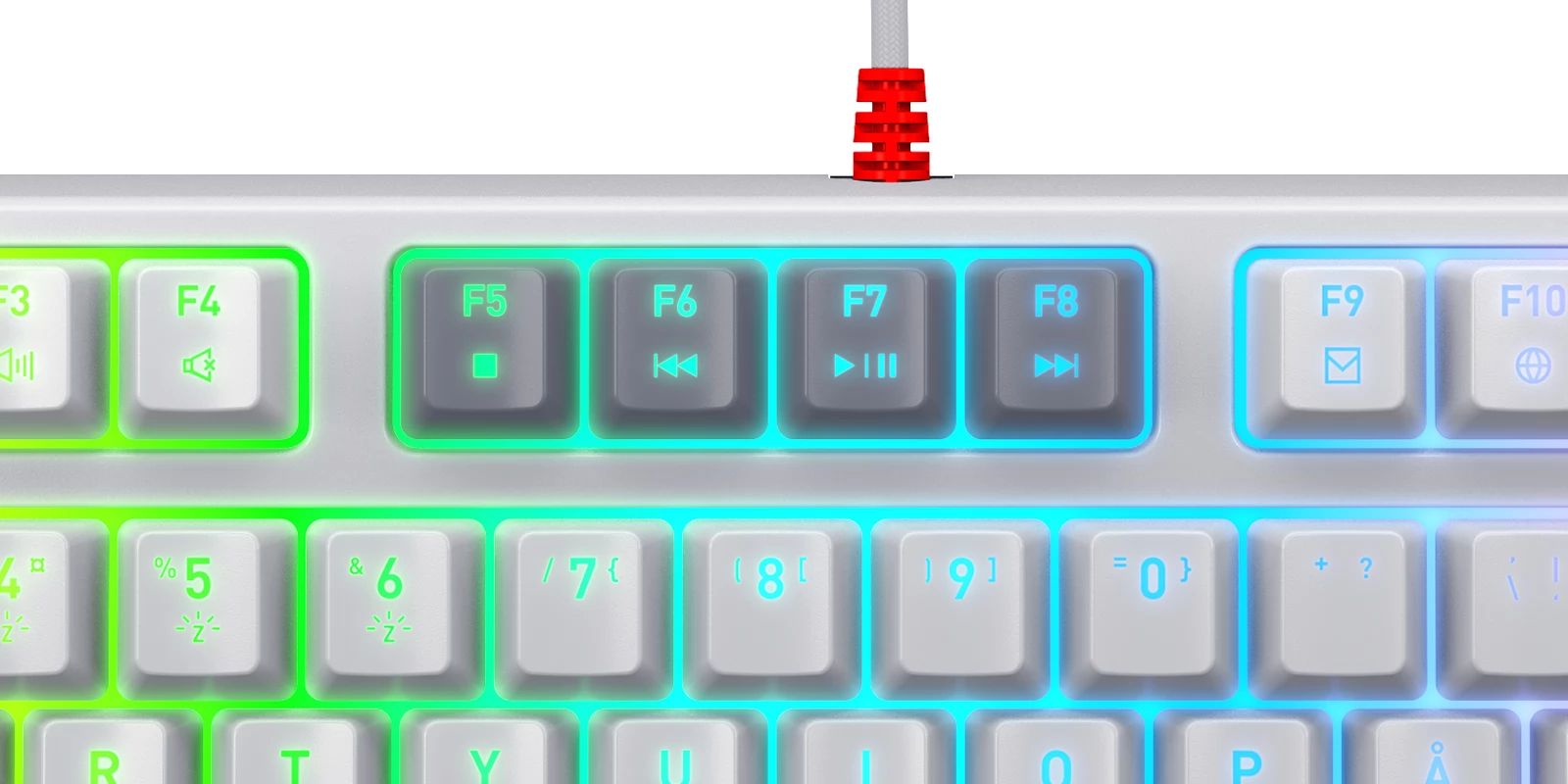 Cherry XTRFY K4V2 Mechanical Gaming RGB Keyboard Retro Edition US