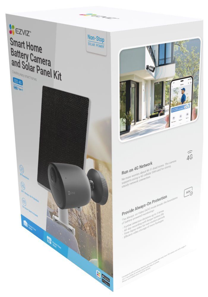 Ezviz EB3 4G Smart Home Battery Camera Kit