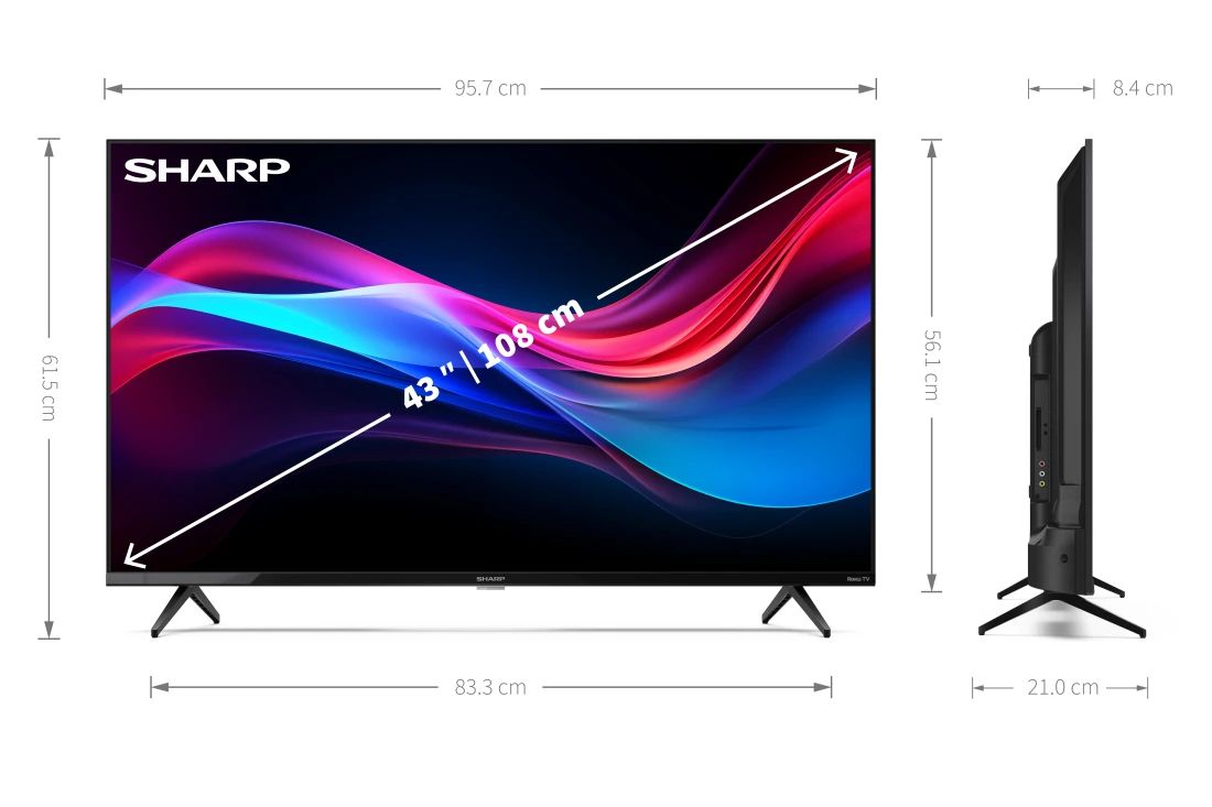 Sharp 43" 43GJ4225E LED Smart