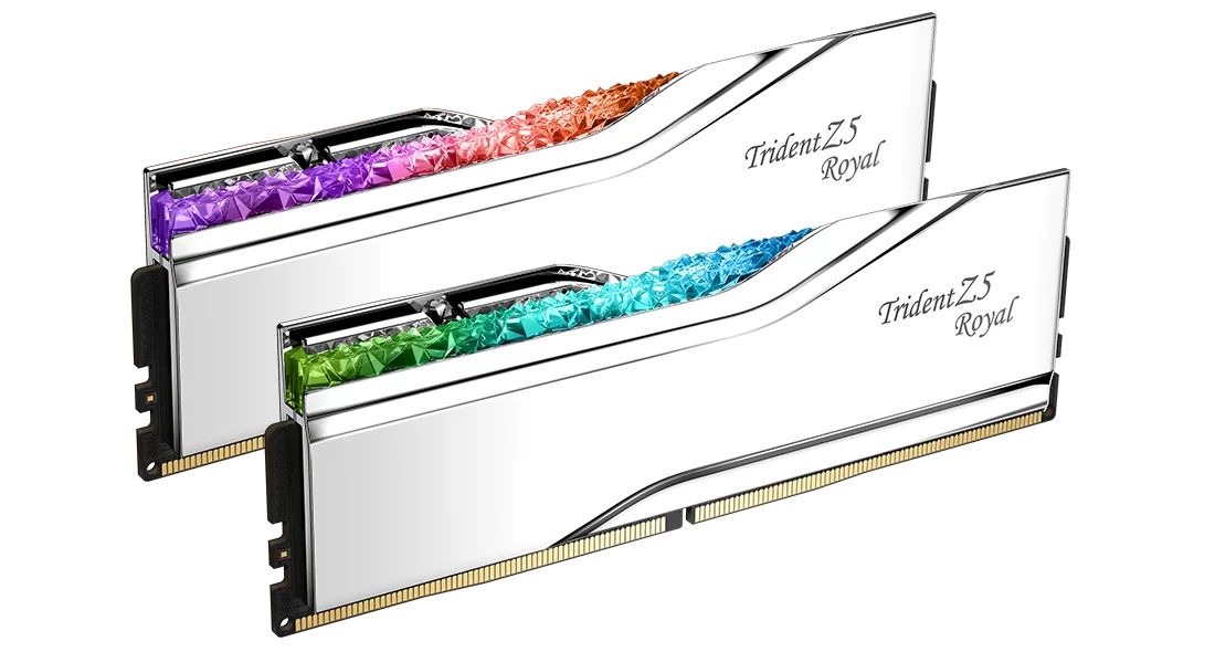 G.SKILL 32GB DDR5 6000MHz Kit(2x16GB) Trident Z5 Royal Silver