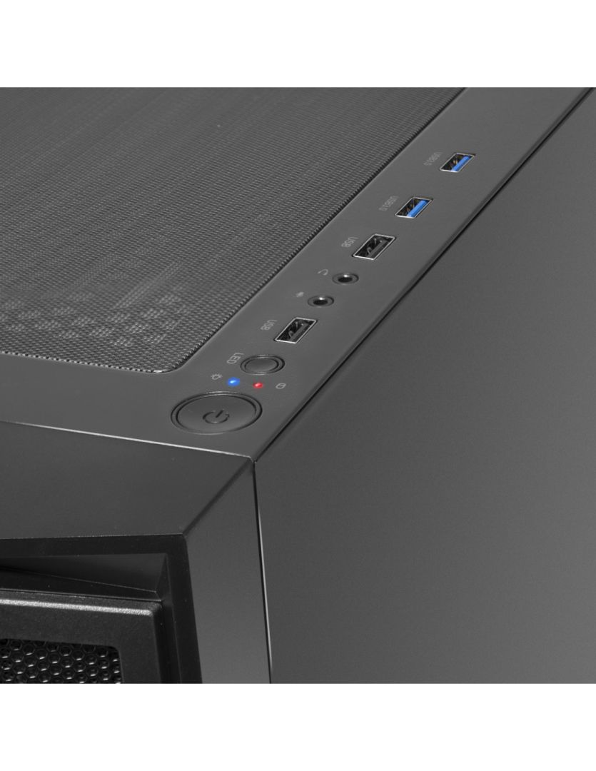 Spirit Of Gamer Ghost 5 RGB Tempered Glass Black