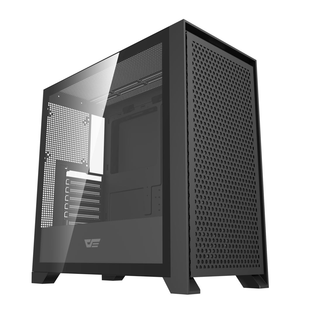 darkFlash DRX90 Mesh Tempered Glass Black