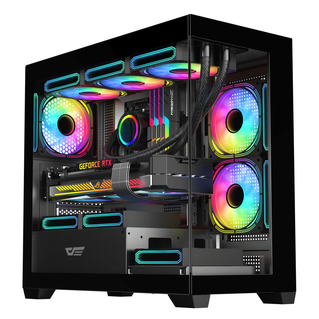 darkFlash DS900M Tempered Glass Black