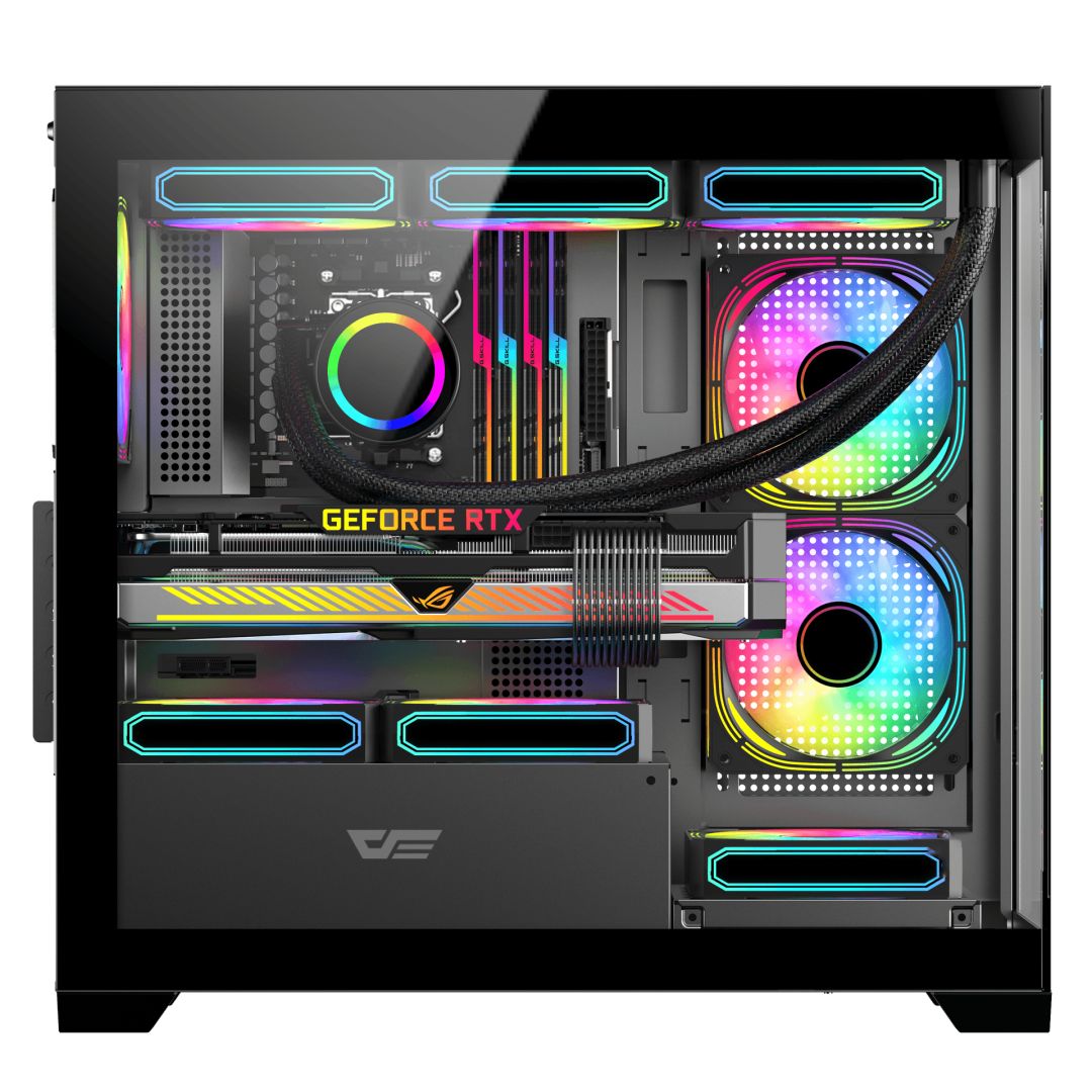 darkFlash DS900M Tempered Glass Black