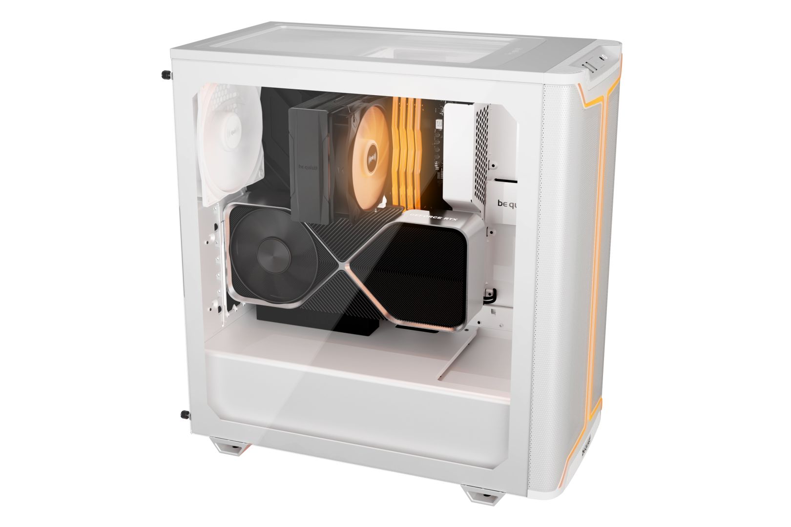 Be quiet! Pure Base 501 DX  Tempered Glass White