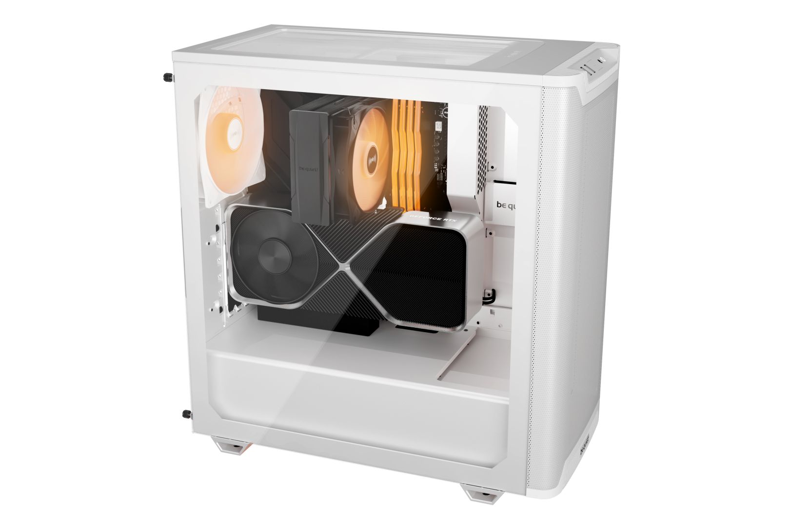 Be quiet! Pure Base 501 LX Tempered Glass White