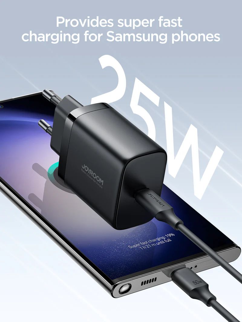 Joyroom JR-TCF11 25W Fast Charger EU Black