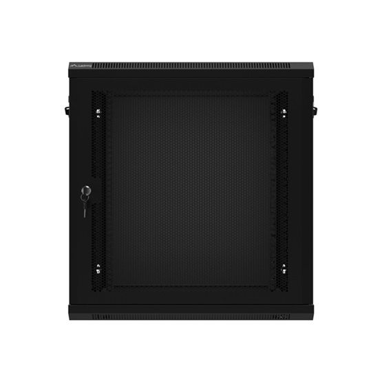 Lanberg 19" 12U Falra szerelhető Rackszekrény Black