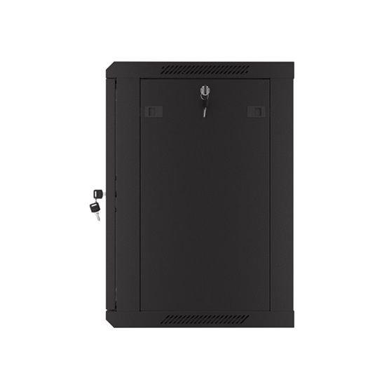 Lanberg 19" 12U Falra szerelhető Rackszekrény Black
