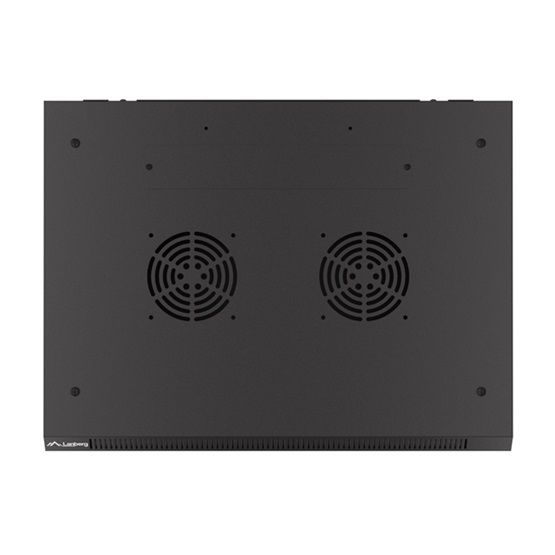 Lanberg 19" 12U Falra szerelhető Rackszekrény Black