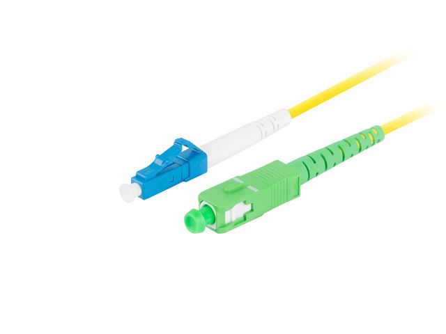 Lanberg SM LC/UPC-SC/APC simplex 5m Yellow