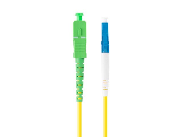 Lanberg SM LC/UPC-SC/APC simplex 5m Yellow