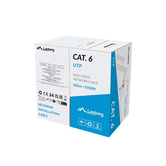 Lanberg CAT6 UTP Patch Cable 305m Grey