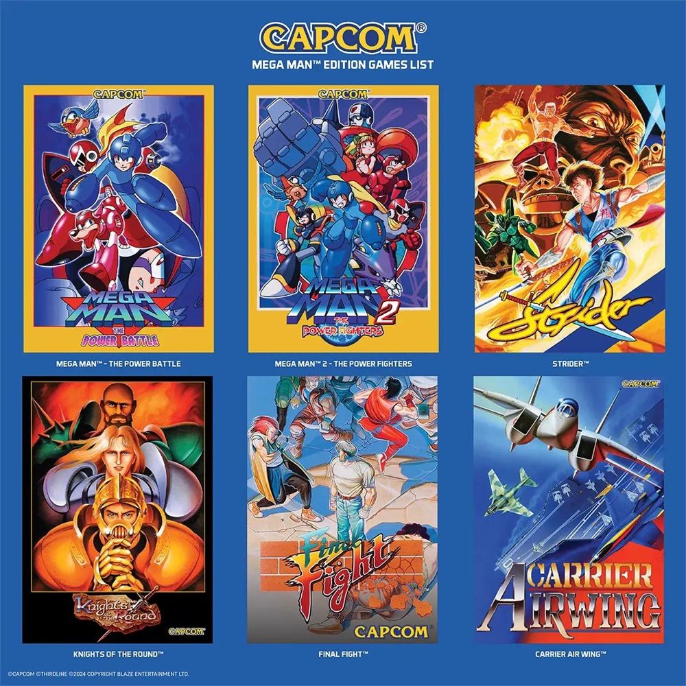Evercade Alpha Arcade Retro Gaming Konzol MegaMan