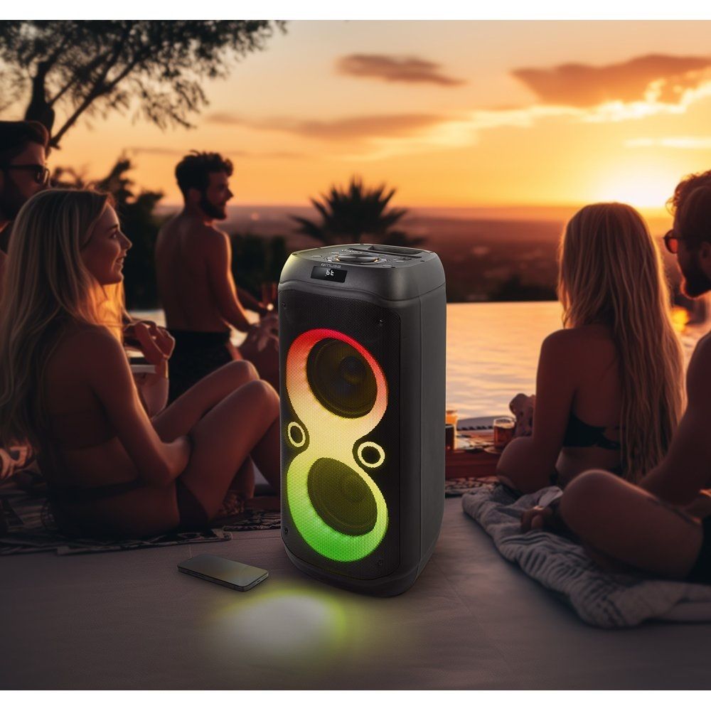 Muse M-1937 DJ Bluetooth Party Box Speaker Black