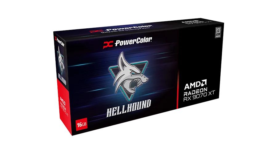 PowerColor RX9070 XT 16GB DDR6 Hellhound