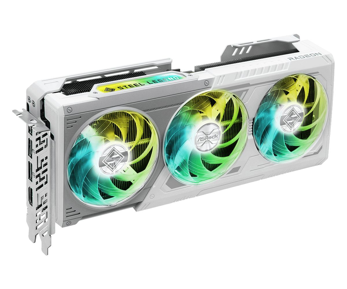 ASRock Radeon RX 9070 XT Steel Legend 16GB