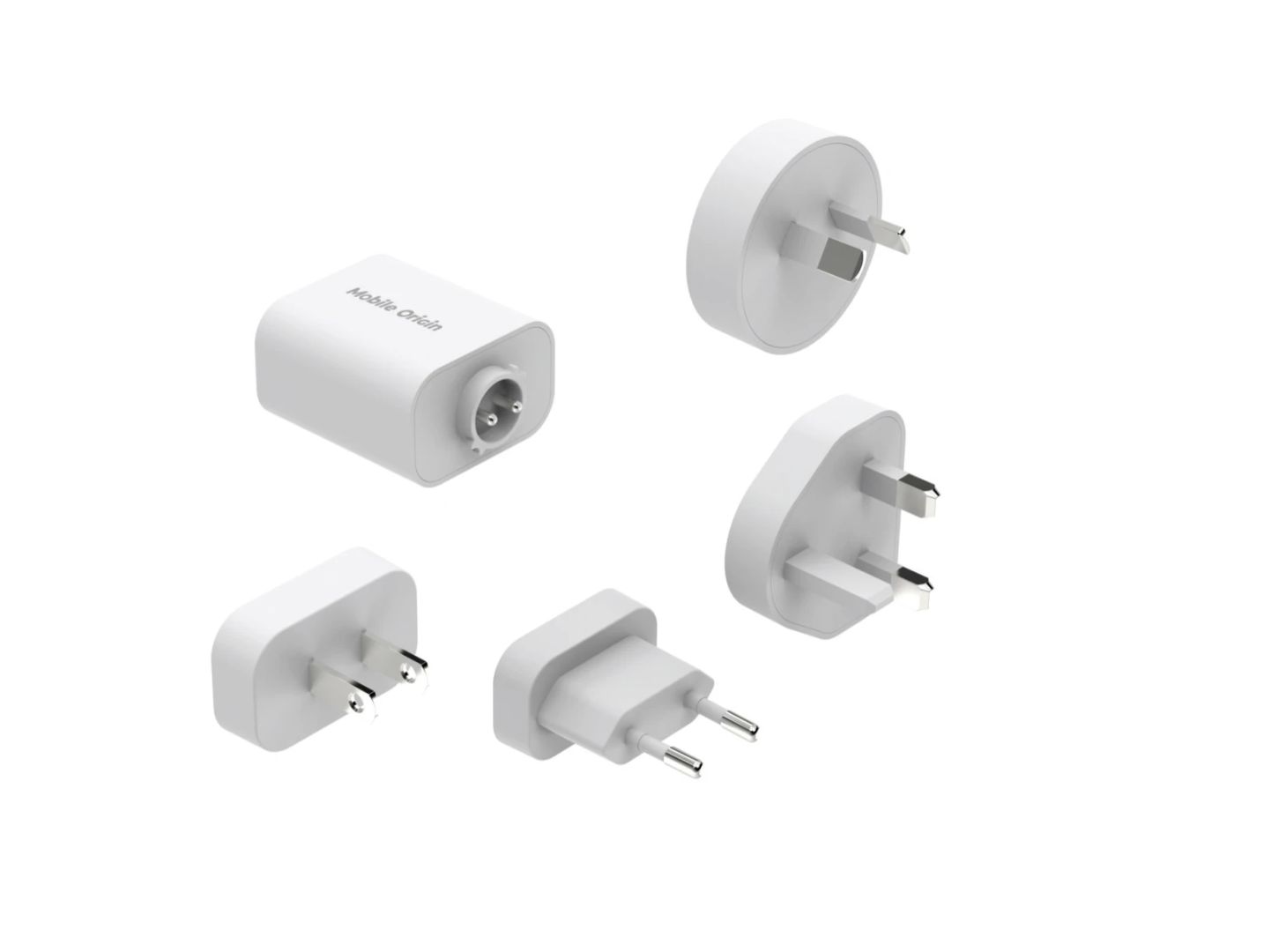 Mobile Origin GaN 30W Travel Charger MO14, EU,USA,UK,AUS