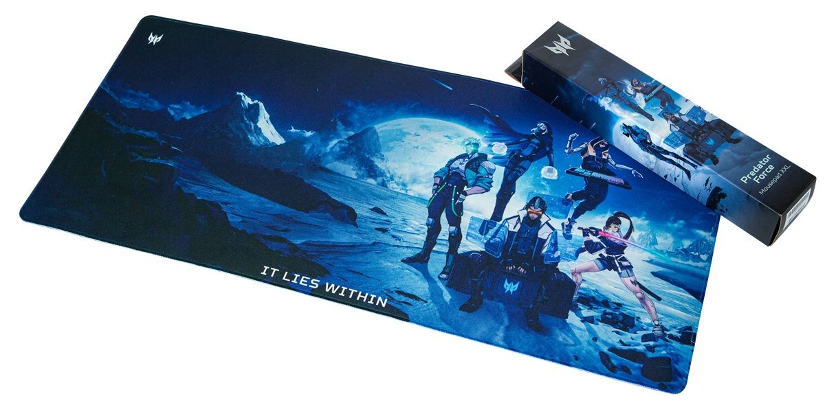 Acer Predator Force XXL PMP470 Gamer Egérpad Black/Blue