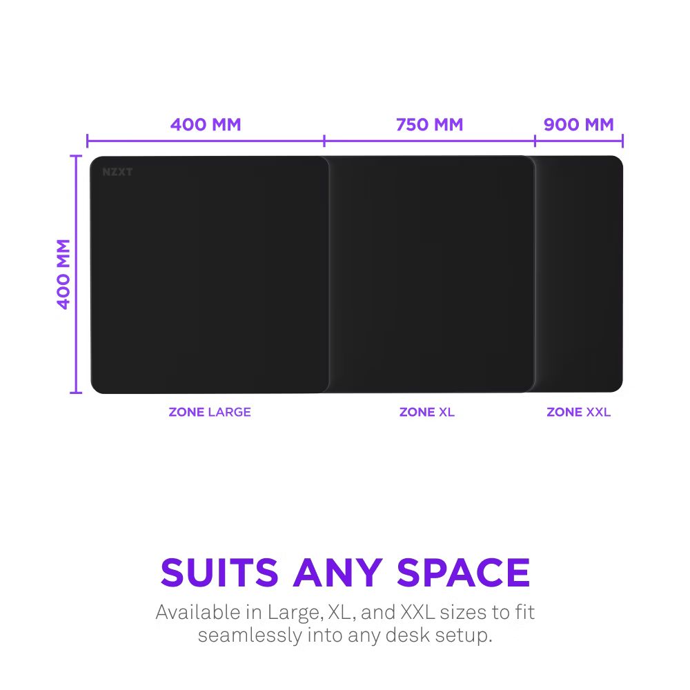 NZXT Zone XL Egérpad Black
