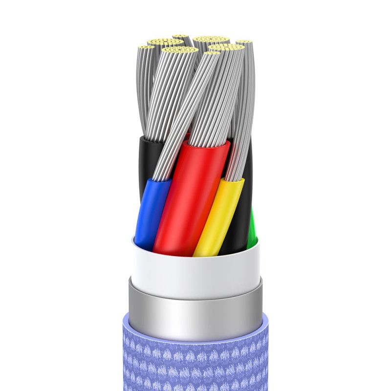 Baseus Crystal Shine USB-C - USB-C Cable Ibolya