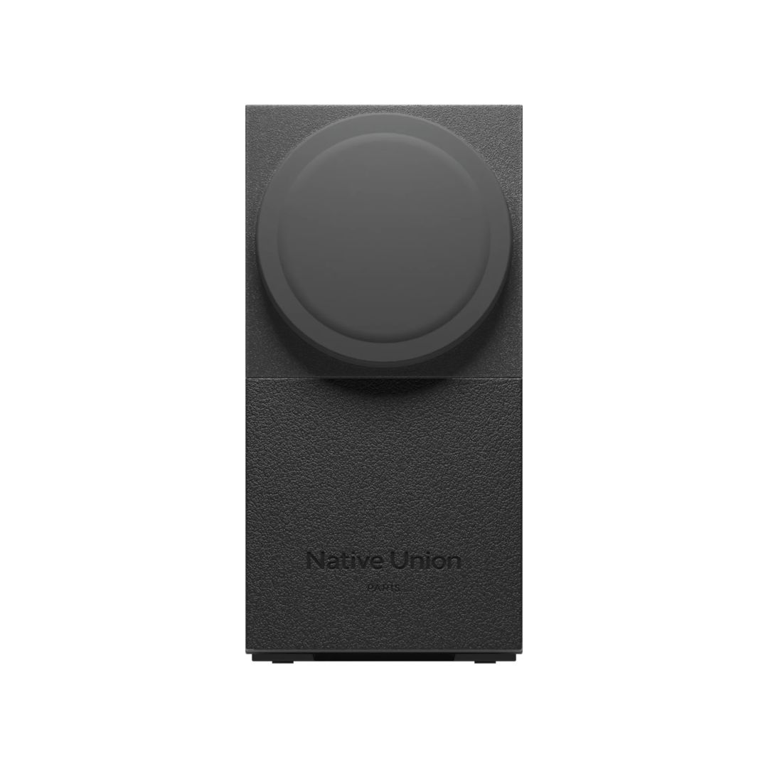 Native Union Rise 2-in-1 Qi2 wireless charger Black