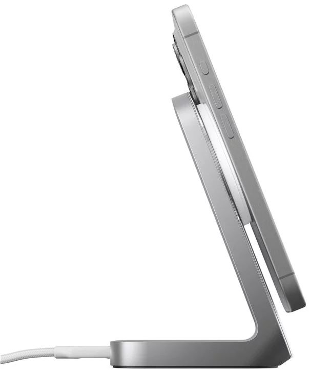 Nomad Stand One 2nd Gen MagSafe Silver