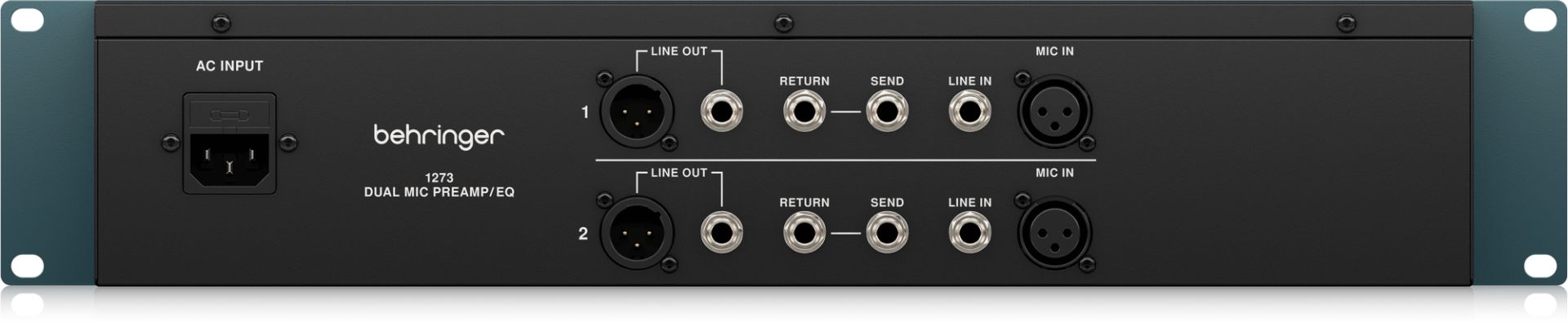 Behringer 2-Channel Microphone Preamplifier with 3-Band Equalizers and Custom-Built Midas Transformers