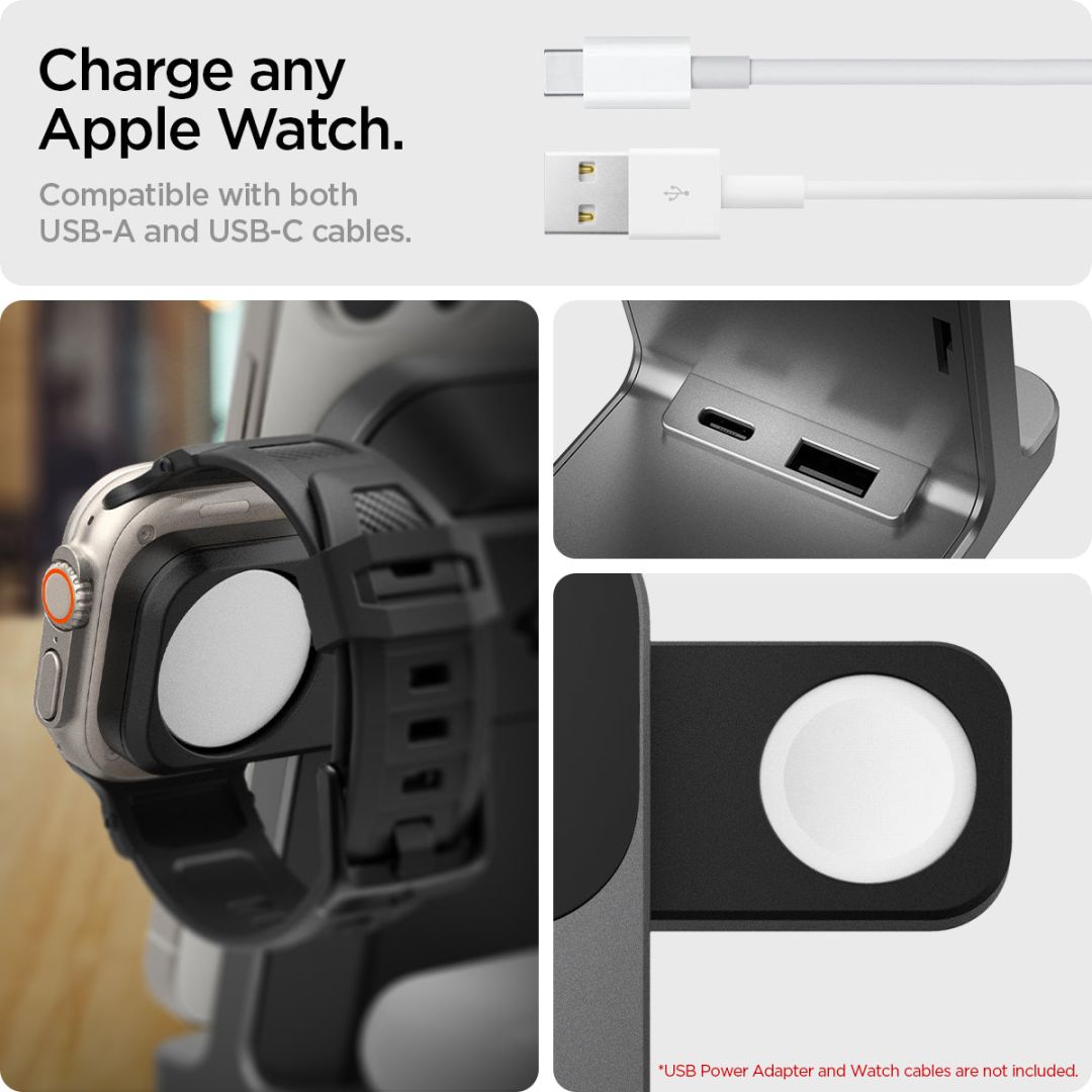 Spigen OneTap Pro 3 3-in-1 Wireless Charging Stand