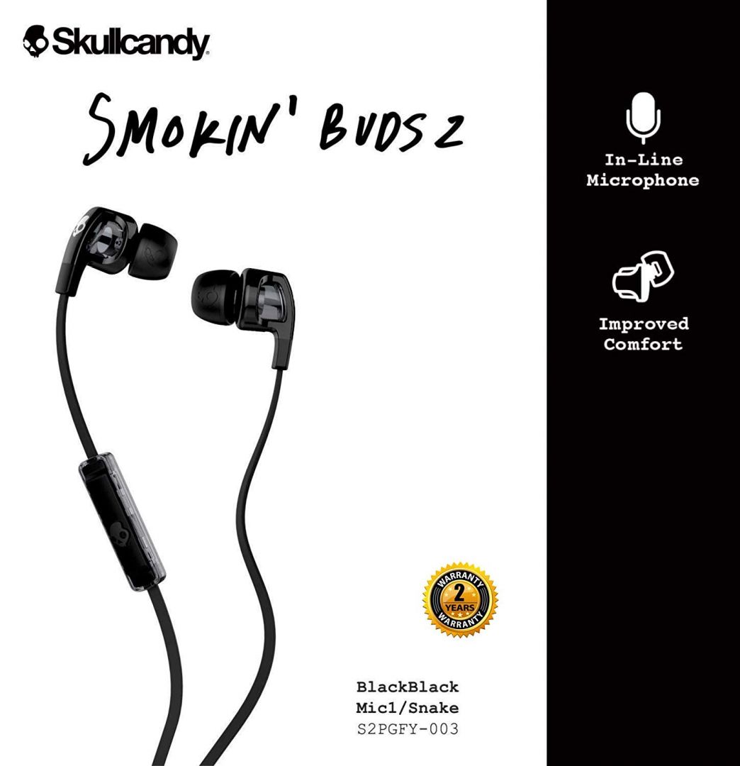 Skullcandy Smokin Buds 2 Headset Military Black
