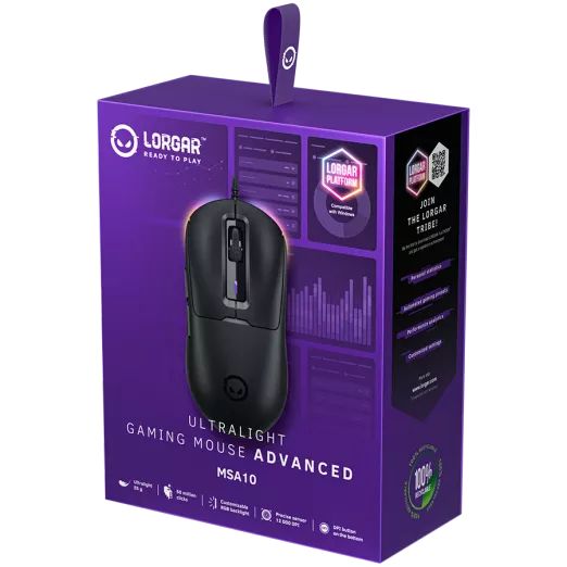 LORGAR MSA10 Gaming Mouse Black