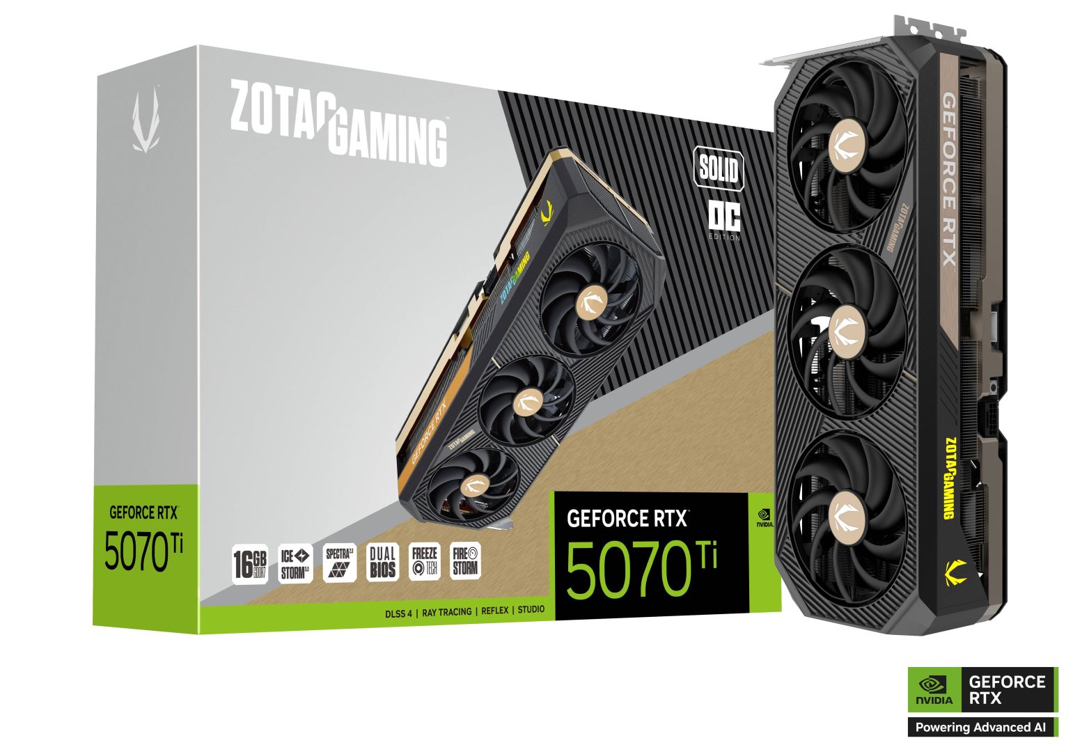 Zotac RTX5070 Ti 16GB GDDR7 Solid OC