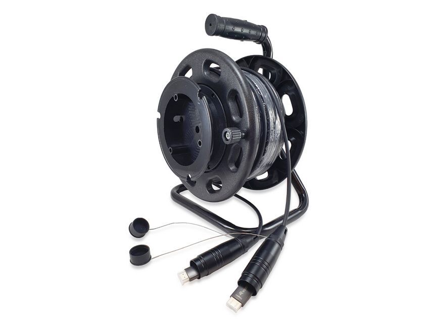 EQuip HDMI 2.1 Active Optic Armored Cable 8K/60Hz 4K/120Hz 48Gbps 25m Black