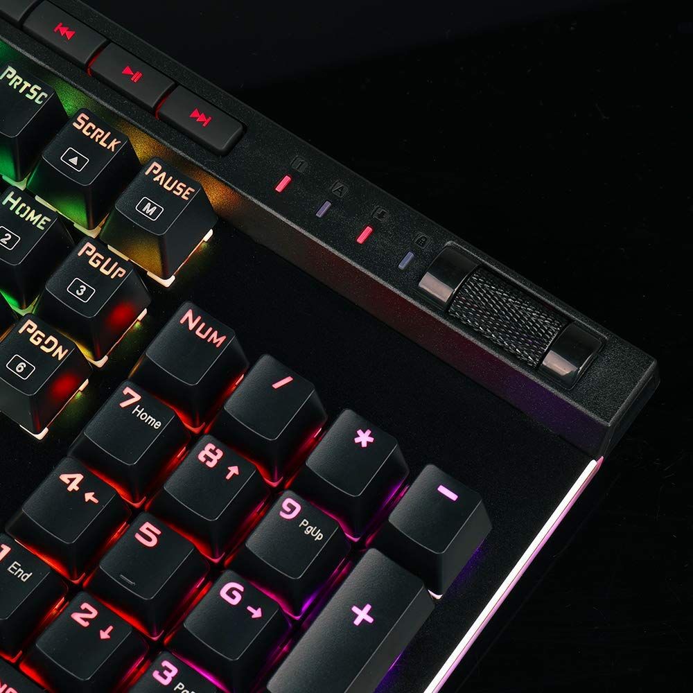 Redragon Vata RGB Mechanical Gaming Keyboard Blue Switches Black HU