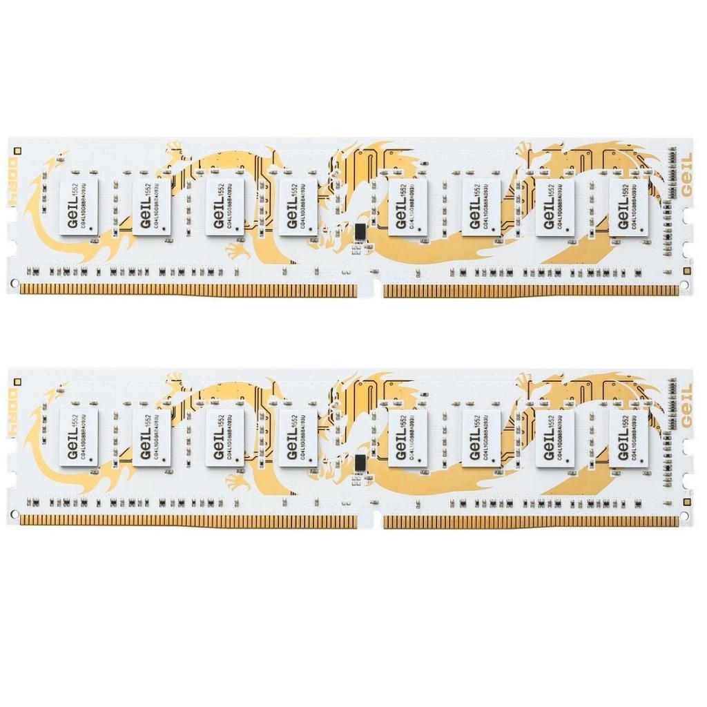 Geil 8GB DDR4 2400MHz White Dragon Kit2 (2x4GB) White