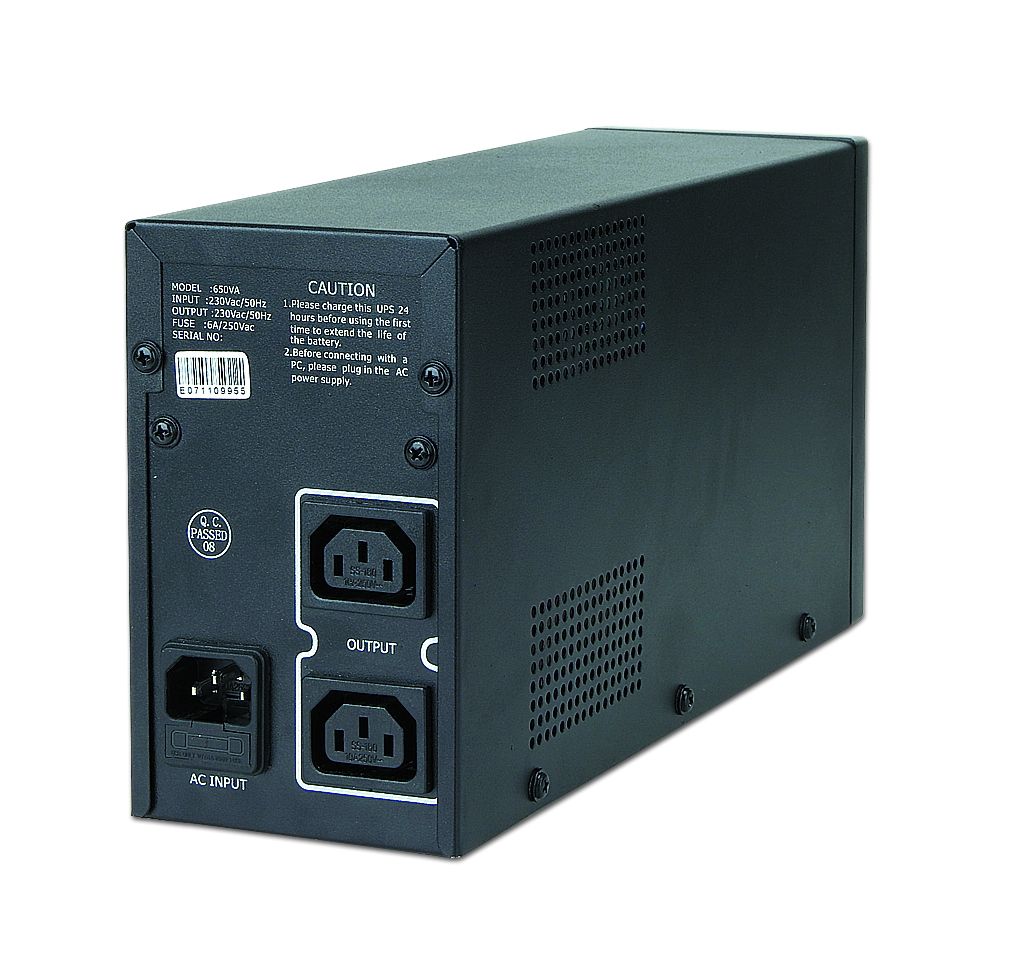 Gembird 650VA Power cube Line interactive