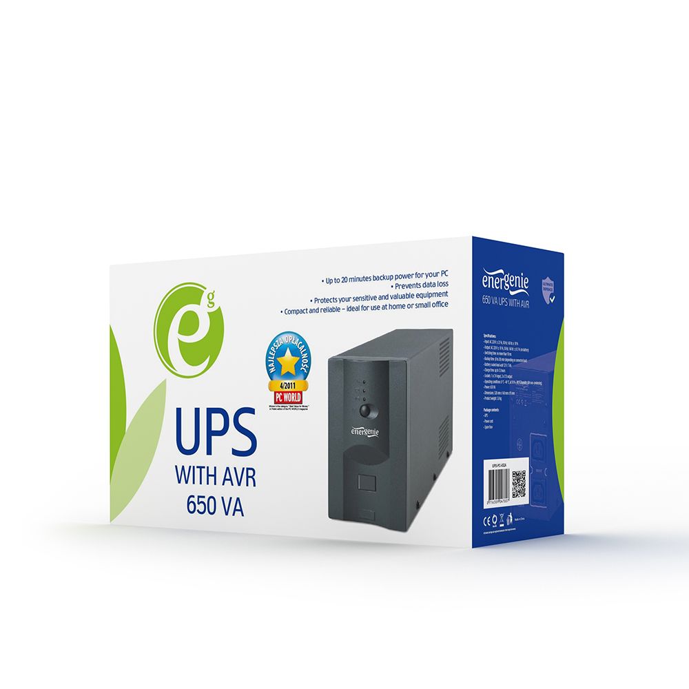 Gembird 650VA Power cube Line interactive