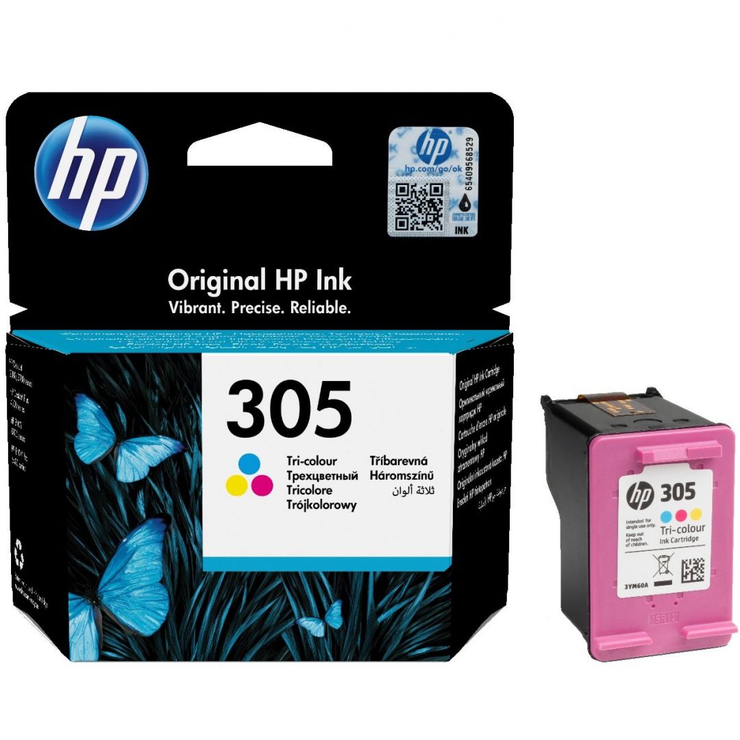 HP 3YM60AE (305) Tri-Color tintapatron